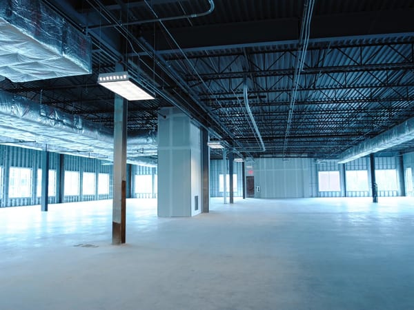 Commercial renovation drywall installation